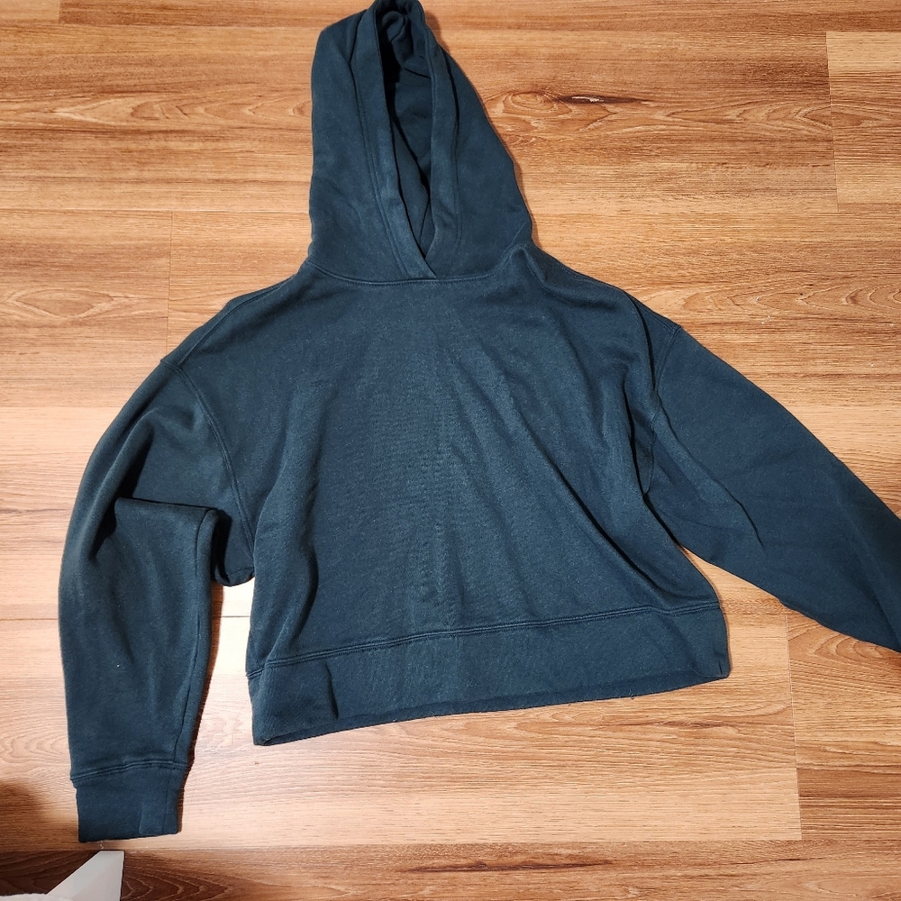 Old Navy Womens Dark Gray Hoodie Sweater